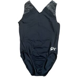 GK Gymnastics Leo Black Child Medium CM